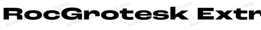 RocGrotesk ExtraBo字体转换